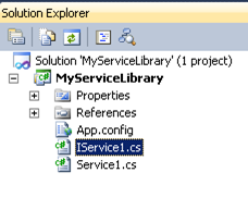 solution explorer